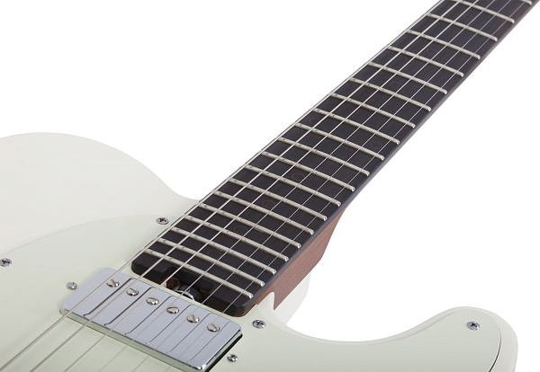 Электрогитара SCHECTER [NICK JOHNSTON PT A.SNOW] электрогитара 6-струнная, корпус: ольха, гриф: запеченый клен, накладка: черное дерево, 22 лада, цвет: Atomic Snow