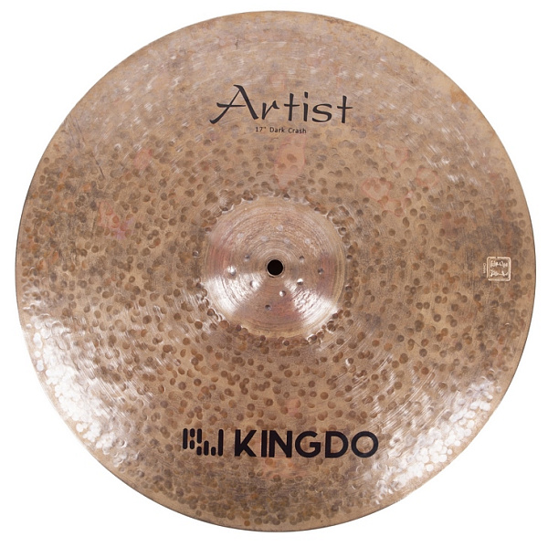 Тарелка крэш 17" [17" ARTIST DARK CRASH] KINGDO [17" ARTIST DARK CRASH] сплав B20, ручная работа, поверхность натуральная