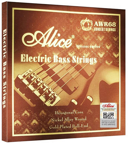 ALICE AWR68 (5)-M - Струны для бас-гитары 5 струнной