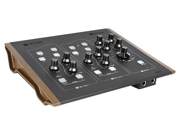 Аудиоинтерфейс USB [110313A3001] Icon [Harrison 32Ci] предусилитель микрофонный с USB аудио интерейсом, АЦП/ЦАП: 24 бит/192 кГц, 20-20000 Гц, 125 дБ, S/N: -125 дБ, 2xCombo XLR/TRS, 2x1/4" TRS/ 4x1/4" TRS, MIDI, ADAT Toslink, USB-C