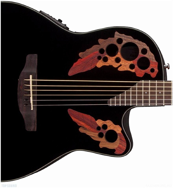 OVATION CE44-5 Celebrity Elite Mid Cutaway Black электроакустическая гитара