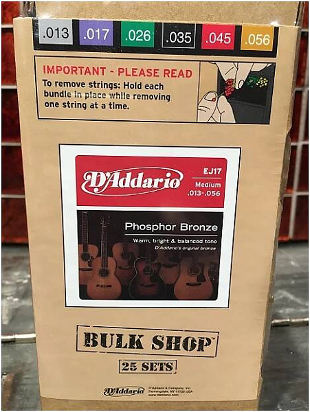D'ADDARIO EJ17-B25 - Струны для акустической гитары
