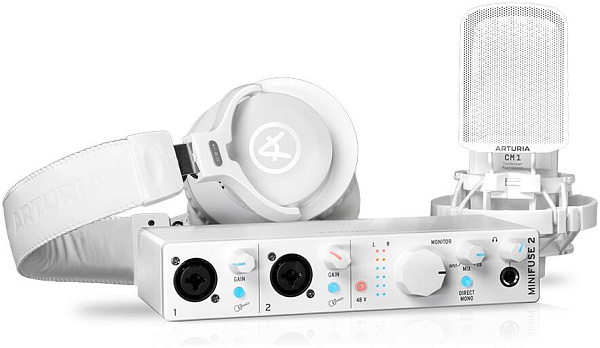 ARTURIA MiniFuse Recording Pack White - Звуковая карта