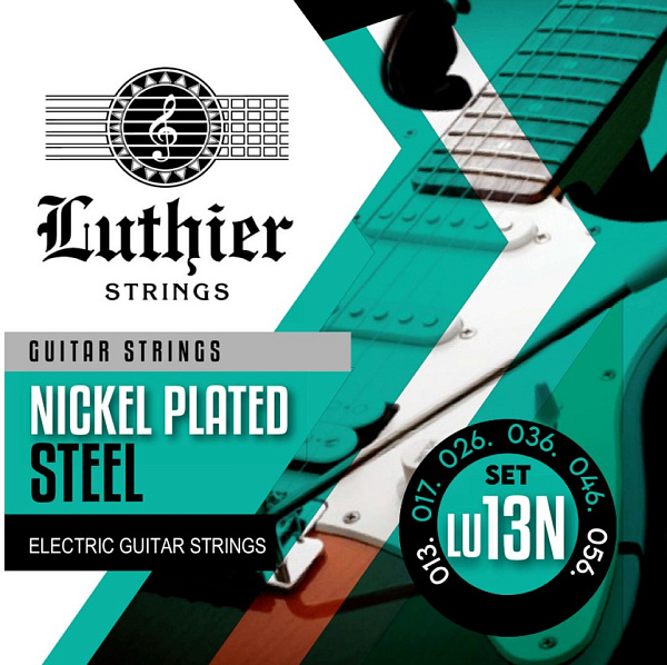 LU-13N Комплект струн для электрогитары, никелированные, 13-56, Luthier