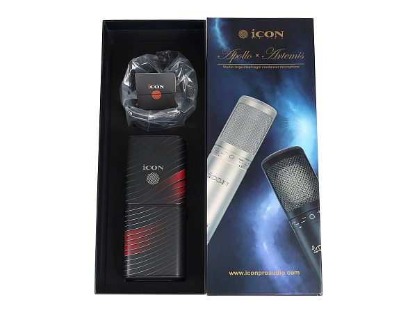 Микрофон конденсаторный Icon [Apollo LD-1] с большой диафрагмой, 20 Гц – 18 кГц, 126 дБ, +48 В