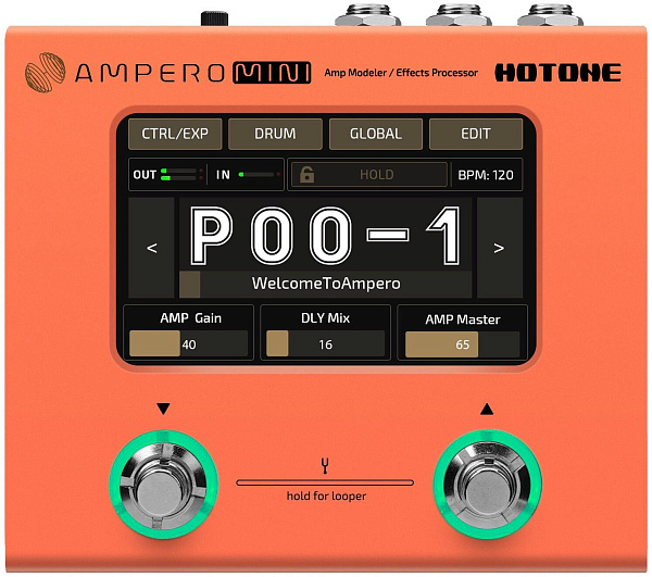 HOTONE Ampero Mini (Orange) процессор эффектов