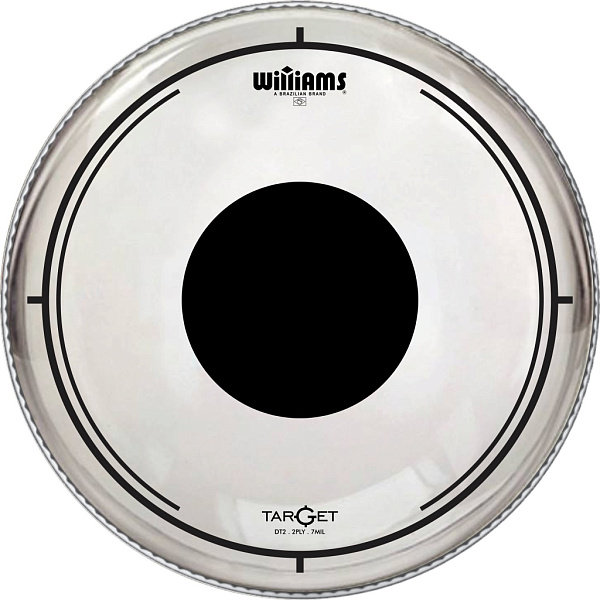 DT2-7MIL-08 Target Dot Series Clear Пластик для том-барабана 8", прозрачный, Williams