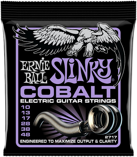 ERNIE BALL 2717 Cobalt Slinky Ultra 10-48 - Струны для электрогитары
