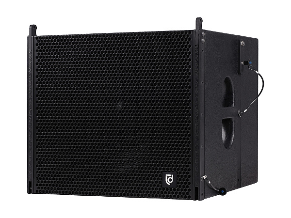 Сабвуфер Intrend [ILS-ATL-S15A] линейного массива Atlantic, активный, 15"НЧ, 30-250 Гц, SPL 126 дБ, 600 Вт RMS, пик 1200 Вт, 8 Ом. Цвет чёрный, корпус дерево. Подключение до 3х топов на саб.