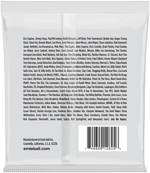 ERNIE BALL 2625 Nickel Wound Slinky 10-74 - Струны для электрогитары 8-струнной