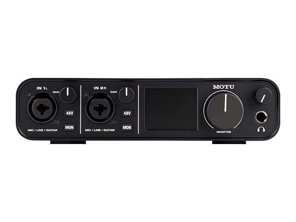 Аудиоинтерфейс USB [3120/3121] Motu [M2] АЦП/ЦАП: 24 бит/192 кГц, ЦАП ESS Sabre32 Ultra, 120 дБ, THD+N: -110 дБ, 2xCombo XLR/TRS микр./инстр. Входа / 2xRCA выхода, 2x1/4" TRS Jack выхода, 1/4" TRS Jack выход для наушников, MIDI вход/выход, USB-C