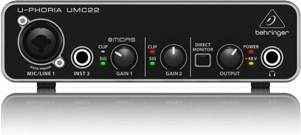 BEHRINGER UMC22 - Звуковая карта