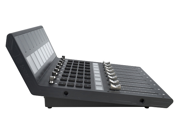 MIDI контроллер [110205A2021] Icon [V1-X] USB MIDI DAW модуль расширения для V1-M до 16, 32 и 64 каналов, 8 моторизованных фейдеров, 8 двухфункциональных энкодеров, LED-индикаторы, поддержка универсальных протоколов Mackie Control и HUI