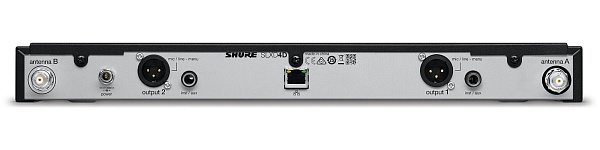 Двухканальный приемник цифровой радиосистемы SLXD SHURE [SLXD4DE=-H56] 518-562MHz
