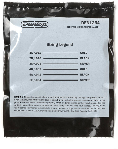 DUNLOP EG-NKL 12/54-6/SET DEN1254 - Струны
