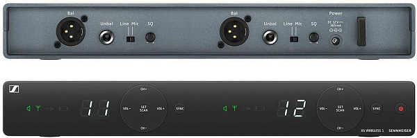 SENNHEISER XSW 1-825 DUAL-A Двухканальная вокальная радиосистема, 548-572...