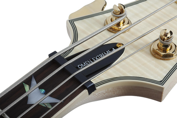Бас-гитара SCHECTER [OMEN EXTREME-4 GNAT]  4-струнная, корпус: красное дерево, топ: стеганый клен, гриф: клен, накладка: палисандр, 24 лада, цвет Gloss Natural (GNAT)