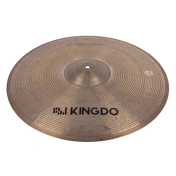 Тарелка крэш 18" [18" COLLECTION EXTREME CRASH] KINGDO [18" COLLECTION EXTREME CRASH] сплав B20, ручная работа, поверхность натуральная с проточкой