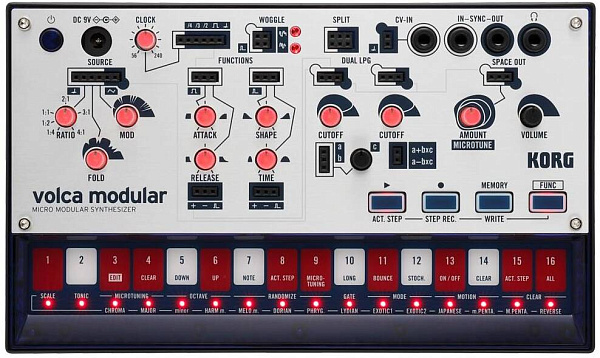 KORG VOLCA modular компактный аналоговый полумодульный синтезатор