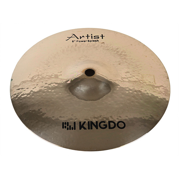 Тарелка сплэш 8" [8" ARTIST POWER COPPESMITH SPLASH] KINGDO [8" ARTIST POWER COPPESMITH SPLASH] сплав B20, ручная работа, поверхность полированная