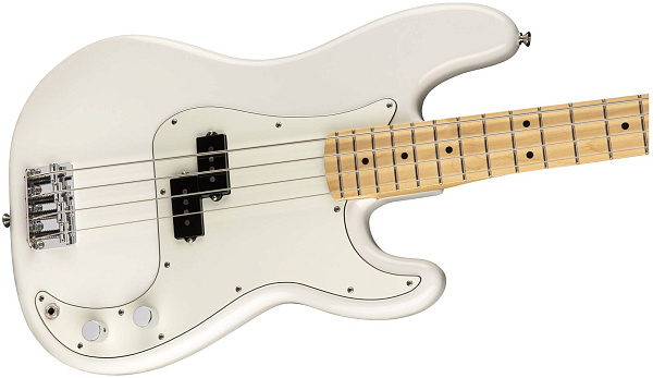 FENDER PLAYER P BASS MN PWT Бас-гитара, цвет белый