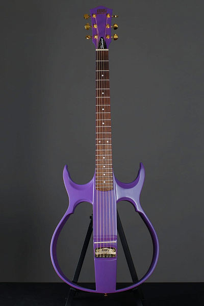 SG1L23 SG1 Сайлент-гитара, сиреневая, MIG Guitars
