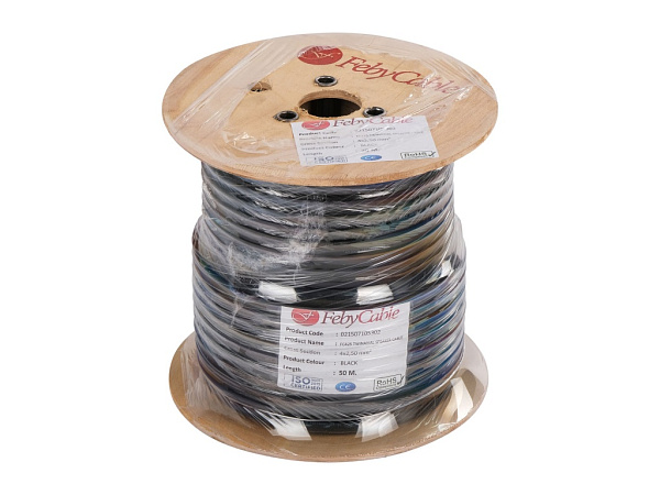 FC425BK-50 Кабель акустический, черный, 50м, Feby Cable