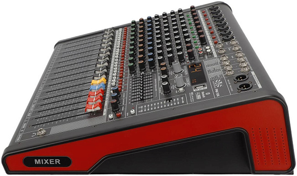 SVS AUDIOTECHNIK PM-12A Активный аналоговый микшерный пульт, 12 каналов,...