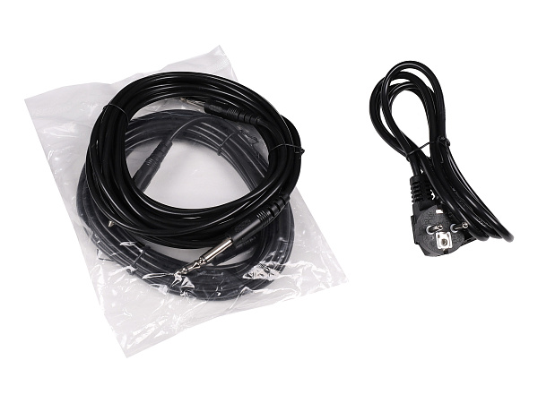Акустическая система Gemini [ES-210MXBLU-ST] Комплект: 2х АС 10"НЧ/1"ВЧ, микшер с усилителем 150 Вт RMS, входы: 4x XLR Mic, 6x 1/4" TRS Line, 2x RCA, 1/8” TRS, выходы: 2x 1/4" TRS, 2x RCA, 1/8” TRS Headphones, 2х стойки, микрофон, кабели