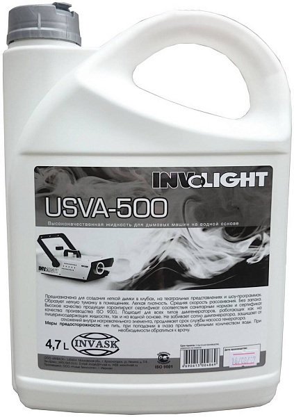 INVOLIGHT USVA-500 - Жидкость для дым машины