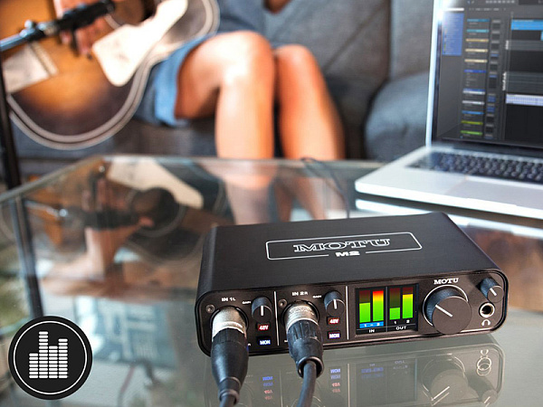 Аудиоинтерфейс USB [3120/3121] Motu [M2] АЦП/ЦАП: 24 бит/192 кГц, ЦАП ESS Sabre32 Ultra, 120 дБ, THD+N: -110 дБ, 2xCombo XLR/TRS микр./инстр. Входа / 2xRCA выхода, 2x1/4" TRS Jack выхода, 1/4" TRS Jack выход для наушников, MIDI вход/выход, USB-C