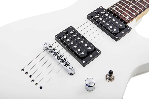 Электрогитара SCHECTER [C-6 DELUXE SWHT] электрогитара 6-струнная, корпус: липа, гриф: клен, накладка: палисандр, 24 лада, цвет: Satin White (SWHT)