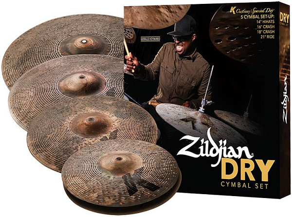 ZILDJIAN KCSP4681 K CUSTOM DRY CYMBAL SET набор из 4 -х тарелок (14” HiHats,...
