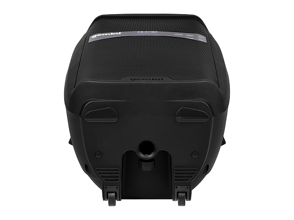 Акустическая система Gemini [AS-2115P] Активная, 2-х полосная, мощность RMS/Peak 500/2000 Вт, АЧХ 40-20000 Гц, Max SPL 110 дБ, динамики: 15" НЧ, 1" ВЧ, входы: 1/8" TRS AUX, RCA (L/R) AUX, 2xXLR микрофонные, 2x1/4" линейные, выходы: XLR Mix