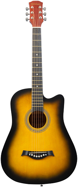 DAVINCI DF-100C SB PACK - Гитара акустическая в наборе
