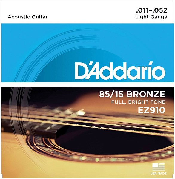 D'ADDARIO EZ910 - Струны для акустической гитары