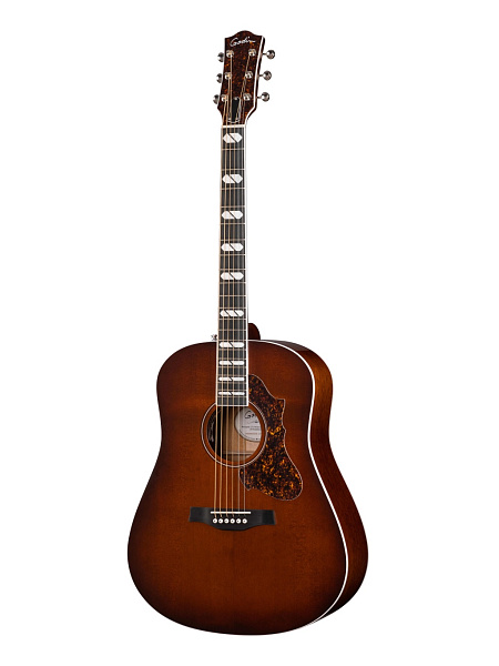 047918 Metropolis LTD Havana Burst HG EQ Электро-акустическая гитара, санберст, с футляром, Godin
