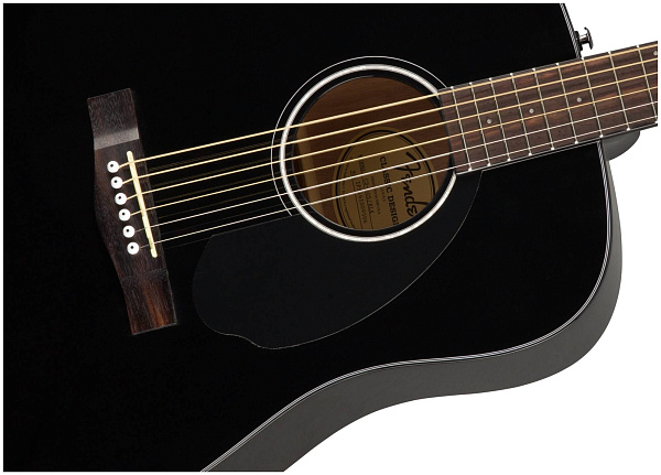 FENDER CD-60S Black - Гитара акустическая