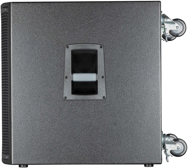 Активный сабвуфер PROEL [DIVASUB18A] НЧ динамик 18", встроенный DSP, LCD дисплей, АЧХ 35-160 Гц, мощность пик. 1500 Вт, мощность номин. 750 Вт, макс. SPL 132 дБ, 2x Combo XLR/TRS входа, 2x XLR выхода, материал корпуса фанера, ручки для переноски 2 шт.