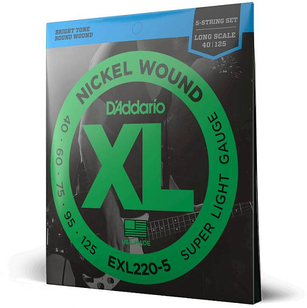 D'ADDARIO EXL220-5 - Струны для бас-гитары 5 струнной
