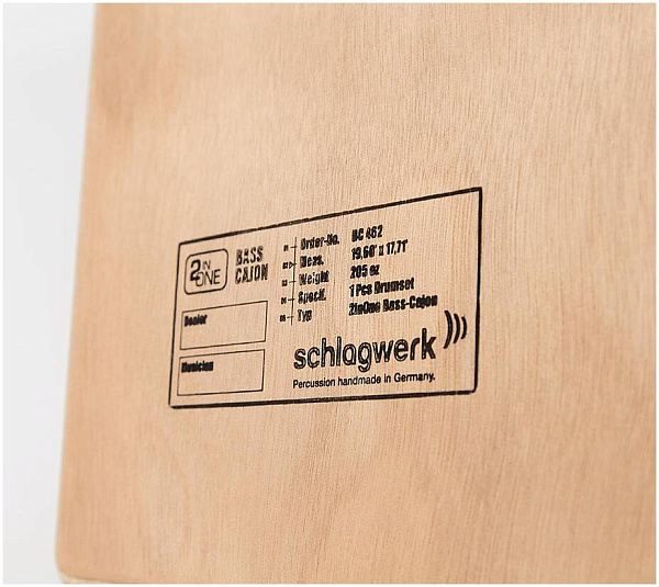 SCHLAGWERK BC462 - Кахон бас