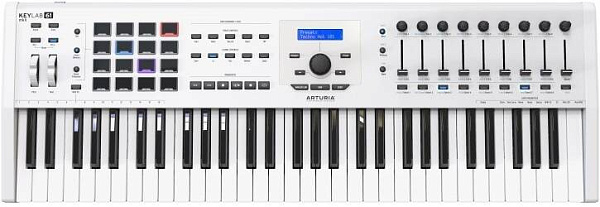 ARTURIA KeyLab mkII 61 White - 61 клавишная полувзвешенная динамическая...