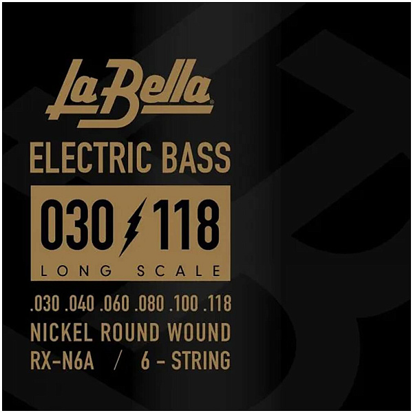 LA BELLA RX N6A - Струны для бас-гитары 6 струнной