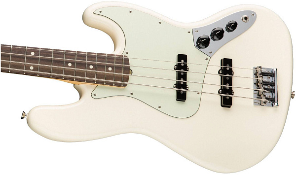 FENDER AMRICAN PRO JAZZ BASS RW OLIMPIC WHITE - Бас-гитара