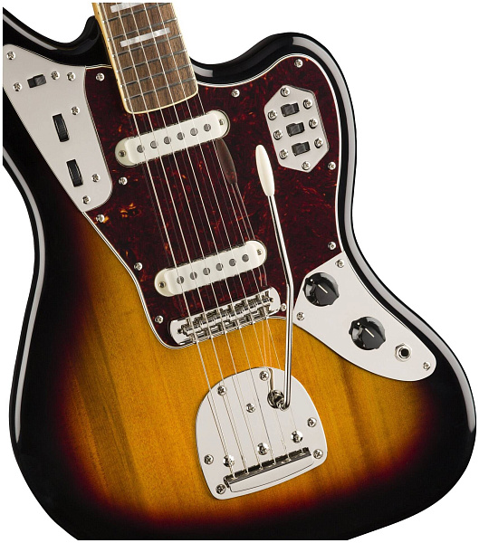 FENDER SQUIER SQ CV 70s JAGUAR LRL 3TS электрогитара, цвет санберст