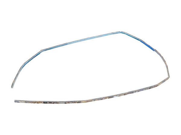 F-FLAB2-1.4A Материал для инкрустации, перламутр, 400х2х1.4мм, Hosco