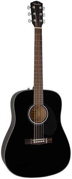 FENDER CD-60S Black WN - Гитара акустическая
