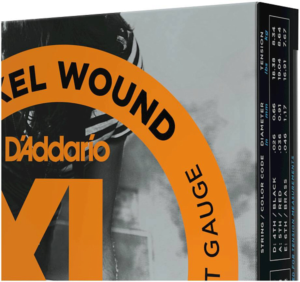 D'ADDARIO EXL110 3D - Струны для электрогитары