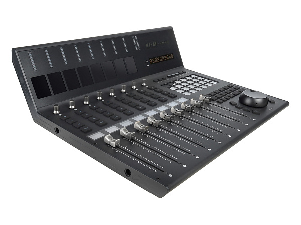 MIDI контроллер [110205A2020] Icon [V1-M] USB MIDI DAW контроллер, 9 моторизованных фейдеров, 8 двухфункциональных энкодеров, программируемый 7-дюймовый цифровой сенсорный дисплей, LED-индикаторы, 12-ти сегментный Master стерео индикатор