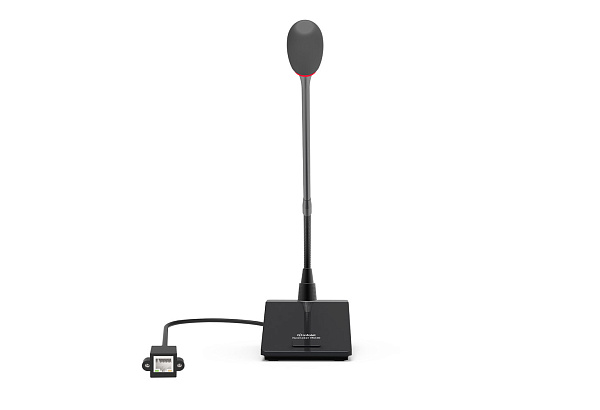 Микрофон Infobit [iSpeaker MD30] Настольный микрофон на гусиной шее, Dante/AES67 (в упаковке 2шт, цена указана за 1 шт)